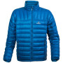 Herren-Daunenjacke Warmpeace Drago blau Petrol