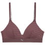 Büstenhalter Puma Embosed logo triangle top 1P