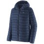 Herren-Daunenjacke Patagonia Down Sweater Hoody dunkelblau New Navy