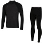 Herren-Funktionsset Zulu Merino 240 Zip Long schwarz Black