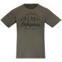 Herren-T-Shirt Bergans Classic V2 Tee grün Green Mud