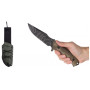 Messer Acta non verba M311 Spelter Topo Olive/olive