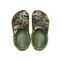 Kinderpantoffeln Crocs Classic Camouflage Clog Army Green/Multi