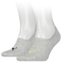 Socken Puma Footie 2P High Cut grau light grey melange