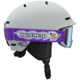 Kinder Skihelm Salomon Player Combo hellblau Ice Flow