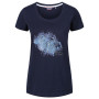 Damen-T-Shirt Regatta Filandra III CL blau Navy/Silver