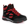 Kinderschuhe Regatta Holcombe IEP Jnr schwarz/rot Black/Pepper