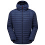 Herren-Winterjacke Mountain Equipment Particle Hooded Jacket dunkelblau Dusk