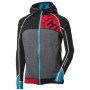 Herren-Sweatshirt Progress Rebel 17CC schwarz/rot Black/Red/Turquoise