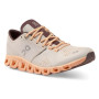 Damen Laufschuhe On Running Cloud X 2 orange/beige Silver/Almond