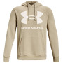 Herren-Sweatshirt Under Armour Rival Fleece Big Logo HD beige Khaki Base / / Onyx White