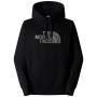 Herren-Sweatshirt The North Face M Drew Peak Pullover Hoodie schwarz TNF BLACK