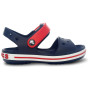 Kindersandalen Crocs Crocband Sandal Kids blau/rot Navy/Red