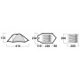 Zelt Husky BIZON 3 CLASSIC light grey