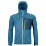 Herrenjacke Ortovox Swisswool Piz Duan Jacket M hellblau mountain blue