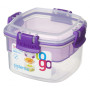Lebensmittelbox Sistema Snacks TO GO 400ml lila