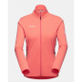 Damen-Sweatshirt Mammut Aconcagua Light ML Jacket Women rosa salmon