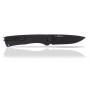 Klappmesser Acta non verba Z200 DLC/Plain Edge, G10/Lock Black