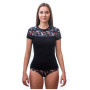 Damen-Funktionsshirt Sensor Merino Impress (short sleeve)