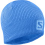 Mütze Salomon Logo Beanie blau IndigoBunting/Blith