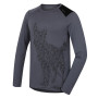 Herren-Funktionsshirt Husky Merino 100 dl. rukáv Dog grau