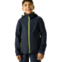 Kinder-Softshell-Jacke Regatta Haydenbury Navy (Wild Lime)