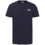 Herren-T-Shirt The North Face Simple Dome Tee schwarz/rosa AviatorNavy