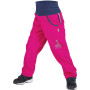 Kinder Softshellhose Unuo Fleece rosa