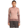 Damen Funktions-Sweatshirt Icebreaker Women Merino Blend 300 RealFleece™ Descender LS Zip