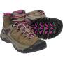 Damenschuhe Keen Targhee III MID WP W braun Weiss/Boysenberry