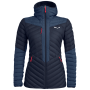 Damenjacke Salewa Ortles Light2 Rds Dwn W Hd Jkt dunkelblau NavyBlazer