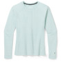 Damen-Funktionsshirt Smartwool W Classic Thermal Merino BL Crew Boxed 2022 hellblau bleached aqua heather