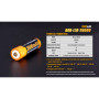 Wiederaufladbare Batterien Fenix 18650 2600 mAh USB Li-ion