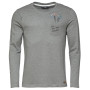 Herren T-Shirt Chillaz Kaprun Friend grau anthracite melange