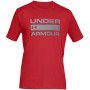 Herren-T-Shirt Under Armour Team Issue Wordmark SS rot Red / / Steel