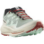 Damen Laufschuhe Salomon Pulsar Trail rot Lily Pad / Bleached Aqua / Hot Sauce