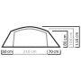 Wanderzelt Salewa Sierra Leone II Tent