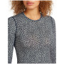 Damen-Funktionsshirt Icebreaker Women Merino 200 Oasis LS Crewe Flock Forms AOP