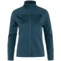 Damen-Sweatshirt Fjällräven Abisko Lite Fleece Jacket W blau Indigo Blue