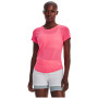Damen-T-Shirt Under Armour Streaker SS rosa Pink Shock / Pink Shock / Reflective