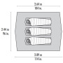 Ultraleichtes Zelt MSR Thru-Hiker 70 Wing V2