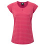 Damen-T-Shirt Mountain Equipment W's Equinox Tee rosa PoppyStripe
