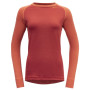 Damen-Funktionsshirt Devold Expedition Shirt W orange Beauty/Coral