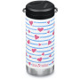 Thermoflasche Klean Kanteen TK Wide 12 oz weiß