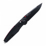 Klappmesser Acta non verba A100 BB DLC Slepnier schwarz GRN Black / Alock