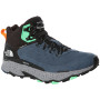 Herrenschuhe The North Face Vectiv Exploris Mid Futurelight Leather grün/blau MontereyBlue/TnfBlack