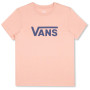 Damen-T-Shirt Vans Wm Drop V Ss Crew-B rosa Peach Beige