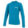 Kinder-Funktionsshirt Sensor Merino Df Logo blau