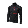 Herren-Sweatshirt Pinguin Power Man Full Zip schwarz