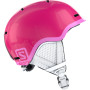Kinder Skihelm Salomon Grom rosa Glossy